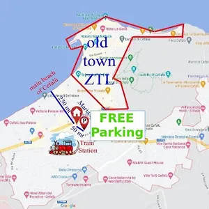 Maria's - Free Parking Area, No Ztl Cefalú
